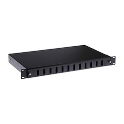 ALFAFONET - 12 PORT FİBER OPTİK PATCH PANEL 1U RACK TİPİ SC DUBLEX EK KASET DAHİL