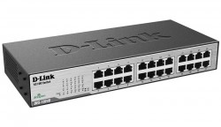 D-LINK - D-Link Des-1024D 24 Port 10/100Mbps Yönetilemez Metal Kasa Rackmount Switch.