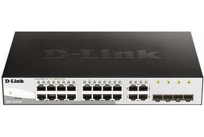 D-Link Dgs-1210-20/F1A 16 10/100/1000Base-T Port And 4 Gigabit Sfp Port Gigabit Smart Switch.