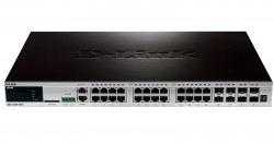 D-LINK - D-Link Dgs-3420-28Tc 24-Ports 10/100/1000Base-T L2+ Management Switch With 4 Combo Ports 10/100/1000Base-T/Sfp And 4-Port.