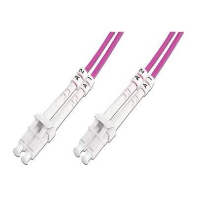 ECOLAN FO 50/125µ LC/LC MM OM4 DUPLEX PATCH CORD