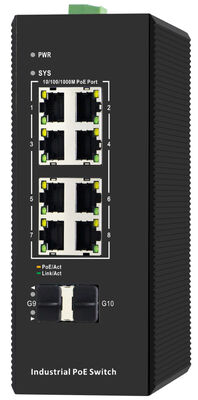 Netlink 8x10/100/1000Base-TX POE Port and 2xGigabit SFP Port Endüstriyel Switch