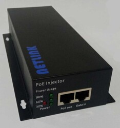 NETLINK - Netlink Poe Enjektör 1G+1 Ethernet Port 90W