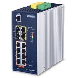 Planet PL-IGS-5225-8P4S 8 Port Endüstriyel Tip Yönetilebilir Ethernet Switch
