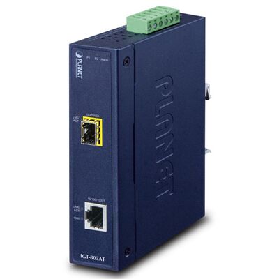 Planet PL-IGT-805AT Endüstriyel Tip Media Converter