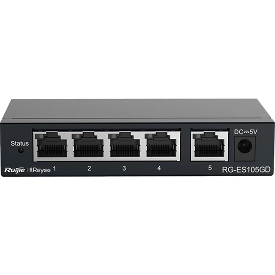 Ruijie Reyee RG-ES105D 5 Portlu 10/100 Fast Ethernet Tak Çalıştır Switch