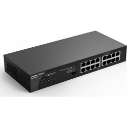 Ruijie Reyee RG-ES116G 16-Port 10/100/1000 Mbps Desktop Switch PORT:16× 10/100/1000 Mbps RJ45 Ports SPEC: Desktop Steel Case - Thumbnail